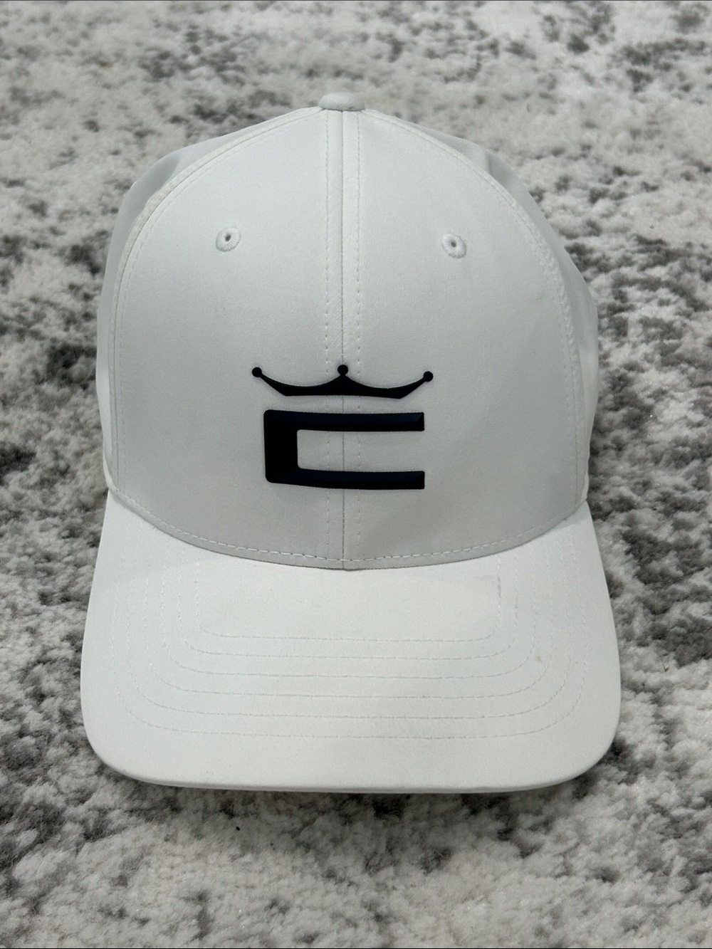 Men's White Cobra Golf Hat